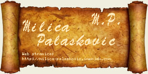 Milica Palasković vizit kartica